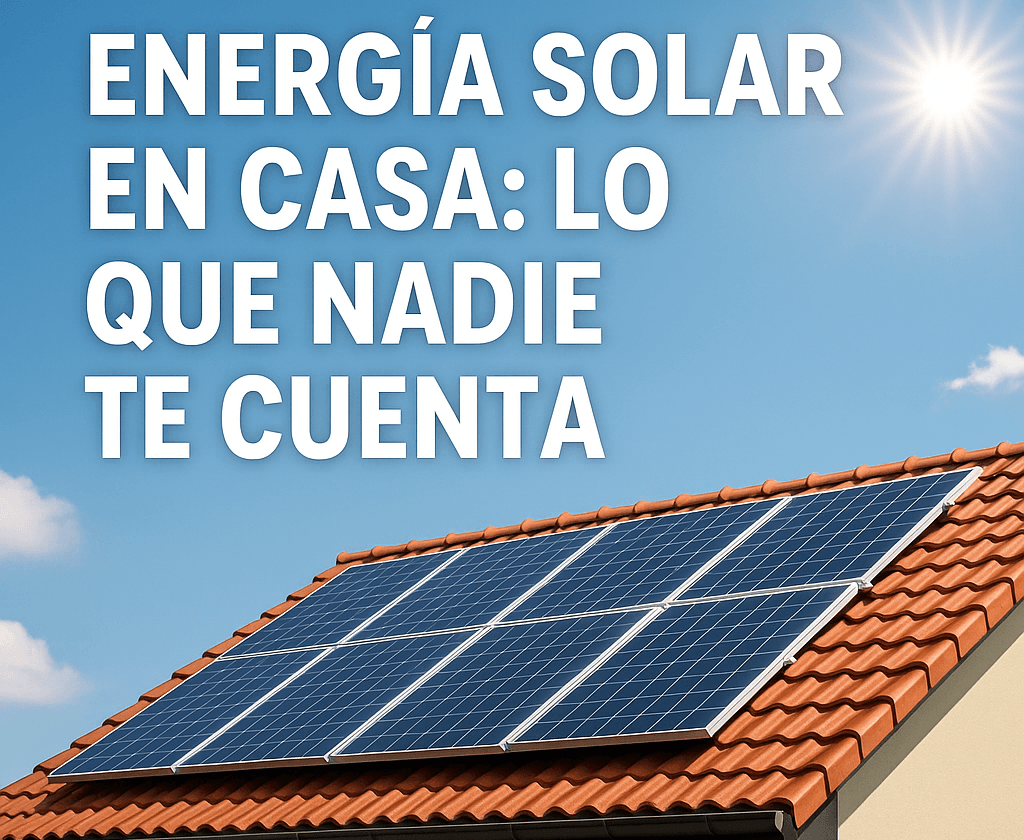Energía solar en casa